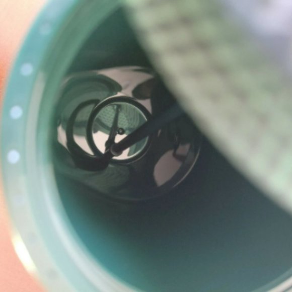 Starbucks 2022 Jelly Tinted Bling Dark Green Studded Cold Cup Tumbler 24oz - Picture 7 of 7